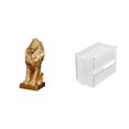 thumbnail image 1 of Figura de león,Estante con estatua de león para escritorio,oficina,decoración del hogar,estuche de pañuelos,Caja de almacenamiento de papel higiénico de pared,Toallero de papel higiénico, 1 of 8