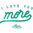 thumbnail image 3 of CafePress - I Love You More Mom Green Women's Light Pajamas - Women's Short Sleeve Print T-Shirt and Pants Light Cotton Pajama Set, 3 of 7