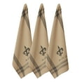 thumbnail image 2 of DII Modern Cotton Assorted French Printed Dishtowels in Taupe Brown (Set of 3), 2 of 4