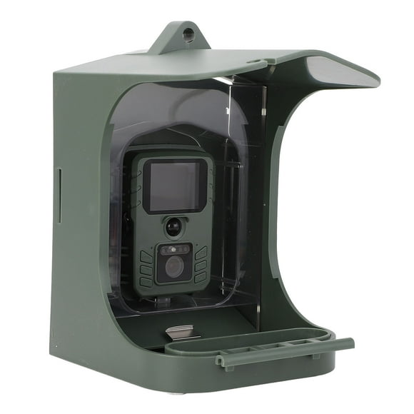 Cámara de Alimentador de Pájaros de 1080p, Cámara de Alimentador de Aves Inteligente Resistente Con Batería Abs Abrylic para Jardín