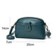 thumbnail image 2 of Bolso de mujer de PU de moda, bolso pequeño práctico con múltiples compartimentos, informal, tipo bandolera para el hombro, azul pavo real, 2 of 5