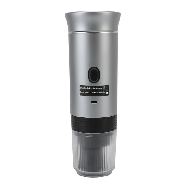 Portable Electric Coffee Maker, 304 Stainless Steel Travel Coffee Machine for Office