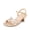 GOLD, variant on Girls’ Low Heel Dress Sandals Open Toe Flower Shoes for Wedding, Party, Little Kid/Big Kid