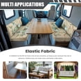 thumbnail image 3 of XYZCANDO Butterfly RV Dinette Cushions Stretchable Furniture Covers for Sofa and Loveseat Universal Bench Seat Cover Comfortable Cushion Covers for Couches and Sofas Camper Must Haves Yellow, 3 of 7