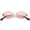 Gold / Pink, variant on Rimless Oval Sunglasses Slim Metal Arms Color Tinted Neutral Lens 54mm (Gold / Red)