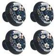 thumbnail image 2 of 4 Pcs Flower Knobs for Kitchen Cabinet Cupboard Dresser Bookcase Drawer Pulls Handles Round Home Decor, 2 of 8