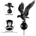 thumbnail image 6 of Yescom Flagpole 14" Eagle Topper Finial Ornament for 20/25/30Ft Telescopic Pole Yard Outdoor Black, 6 of 10