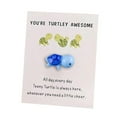 thumbnail image 7 of Senza Fretta You're Turtley Awesome Pocket Turtle Hug With Card,You're Turtley Awesome Animal Pun Thank You Note Cards Greeting Card for Coworkers Appreciation Pocket Favors Z3O3, 7 of 7