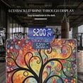 thumbnail image 3 of Bathroom Scale, Highly Accurate Digital Body Scale,Precisely Measures Weight up to 400 lbs-Whimsical Tree Of Life With Swirling Branches And Vibrant Leaves, 3 of 4