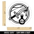 thumbnail image 2 of Rogue Poisoned Dagger Rubber Stamp for Scrapbooking Crafting Stamping - Mini 1/2 Inch, 2 of 7