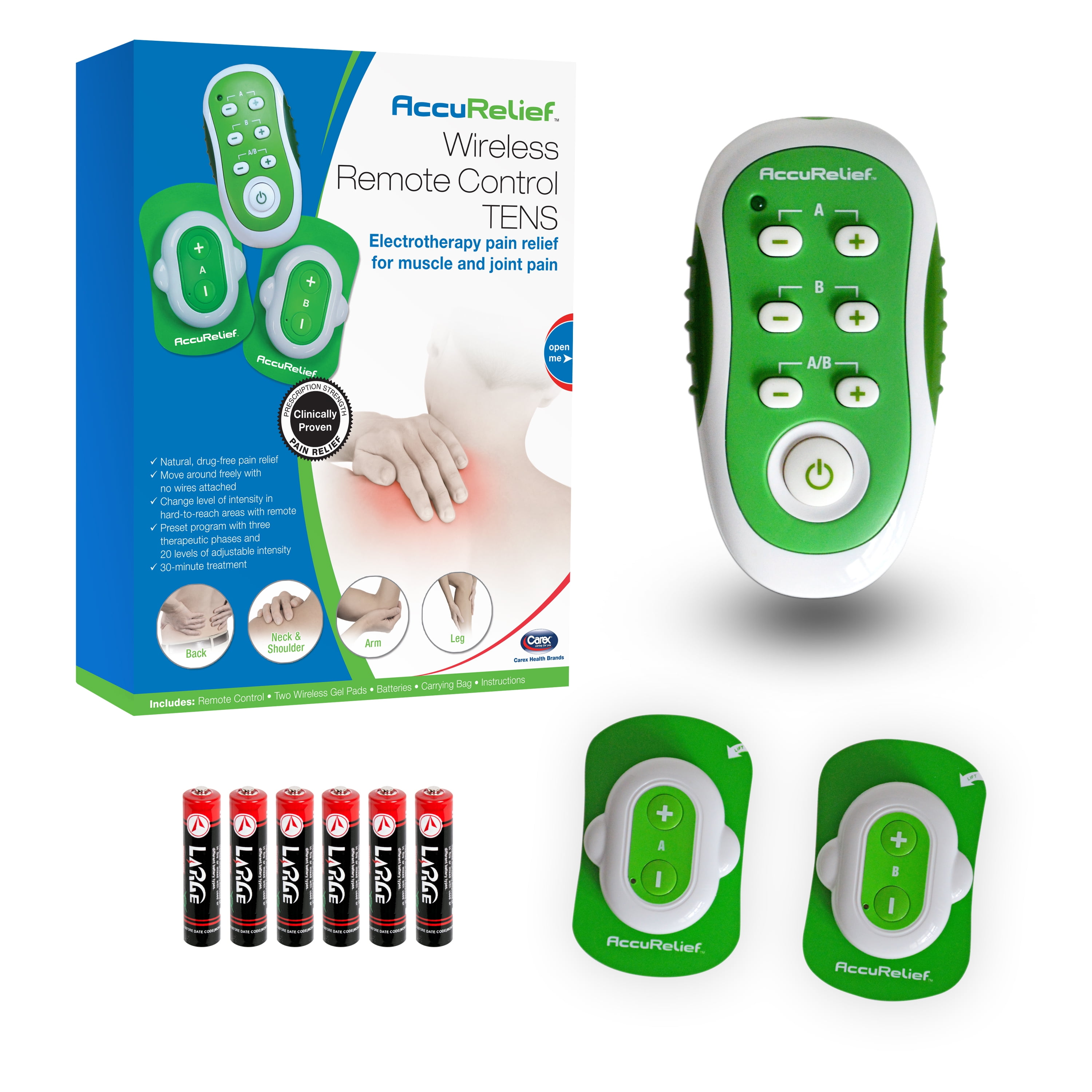 Wireless Digital Pain Relief Pads - Rechargeable TENS Units