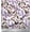 Medium Purple, variant on Soimoi Cotton Duck Fabric Leaves & Berries Watercolor Printed Fabric 1 Yard 42 Inch Wide