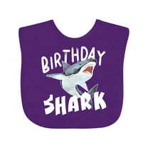 Inktastic Birthday Shark Boys or Girls Baby Bib