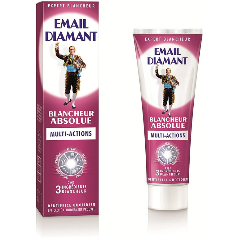 Email Diamant - Absolute Whitening Toothpaste - Multi-action - 3 Whitening  ingredients - 75 ml