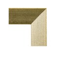 thumbnail image 3 of Unbranded Knurl 5x7in Brushed Brass Photo Frame, Decorative Tabletop and Wall Picture Frame, 3 of 6