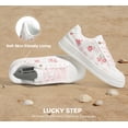 thumbnail image 4 of LUCKY STEP Womens Printed Fashion Sneakers Non Slip Comfortable Casual Shoes,P Pink, 4 of 11