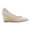 Beige, variant on Roses Canvas U-Cut Espadrille Wedges – Handmade in Spain