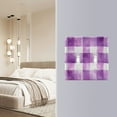thumbnail image 4 of Yayeee Toggle Light Switch Wall Plate 2-Gang 4.56"x4.48" Decorative Outlet Cover, Purple and White Pattern, 4 of 7