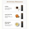 thumbnail image 7 of 2 in 1 Portable 320Ml Coffee Pot French Coffee Maker Stainless Steel Chilled Insulated 8H C5309, 7 of 7
