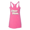 thumbnail image 2 of Wild Bobby Retro Cheer Mom Girl Sports Women Tri-Blend Racerback Tank Top, Vintage Pink, Small, 2 of 5