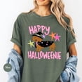 thumbnail image 5 of PAVIG Happy Halloweenie Dachshund Witch Shirt, Wiener Dog Garment-Dyed Tee, 5 of 8