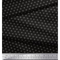 thumbnail image 2 of Soimoi Poly Georgette Fabric Dot & Heart Shirting Print Fabric by Yard 52 Inch Wide, 2 of 3