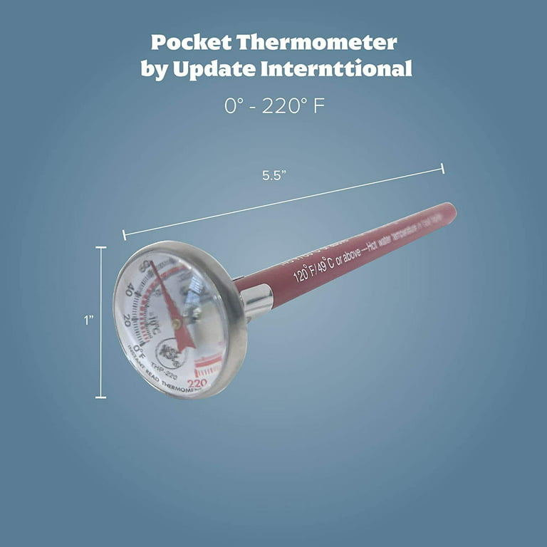 Thermometer pointer, case 100 mm length 45 mm with protection pocket 0 