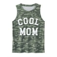 thumbnail image 3 of HAPPIERE Women’s Tank Top Sleeveless Tee Shirts  Camo Cool Mom Army Green color Size L, 3 of 5
