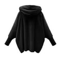 thumbnail image 3 of Tejiojio Coats Fashion Womens Warm Faux Coat Jacket Winter Solid Long Sleeve Hooded Outerwear, 3 of 4