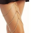 thumbnail image 2 of Racing Butterfly New Women Thigh Metal Leg Links Chain Garter Long Fashion Body Jewelry Sexy, 2 of 8
