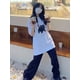 thumbnail image 4 of Camisetas de manga corta con estampado estético Y2k para mujer, ropa de calle básica, Tops holgados que combinan con todo, camiseta informal Harajuku de gran tamaño con cuello redondo, 4 of 4