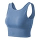 thumbnail image 1 of Top corto deportivo reversible azul sin mangas talla L, 1 of 6