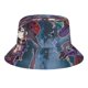 thumbnail image 5 of Genshin Impact Mona Chica Anime Sombrero bucket para adultos, gorra de protección solar, sombrero de pescador plegable para viajes al aire libre, pesca y actividades de verano, 5 of 6
