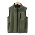 thumbnail image 2 of Posijego Girls Boys Fleece Vest Stand Collar Sleeveless Winter Zipper Vest with Pockets Outerwear Teen Clothes, 2 of 3