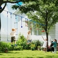 thumbnail image 2 of Qaba Parcours d'Obstacles Ninja Warrior de 32,8 Pi pour Enfants de 3 à 6 Ans, Bleu, 2 of 10