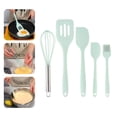 thumbnail image 4 of 5pcs Kitchen Baking Tool Set Include Shovel Scraper Oil Brush Egg Beater Food Grade Silicone Cooking Utensil with Comfortable Handle, 4 of 9