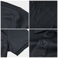thumbnail image 4 of QPNGRP Men's Golf Polo Shirts Short Sleeve Moisture Wicking Dry Fit Performance Daily Casual Stylish Collared Shirts for Men Dark Grey M, 4 of 7
