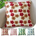 thumbnail image 7 of Moocorvic Throw Pillow Covers Floral, Soft Decorative Pillowcases 18x18 Spring Decor for Sofa Bedroom Patio Living Room, 7 of 7
