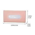 thumbnail image 5 of Tuvgenk Car Pu Facial Tissue Covers Rectangular Pink 9.1*0.8*5.1 In Tissue Box Gift Home Funny Tissue Box for Family, 5 of 5
