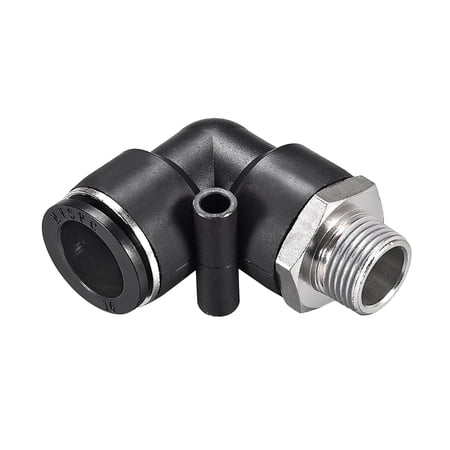 Raccord Rapide Coude En L Blanc - Pour Tuyaux OD 4 à 16 Mm - Pression 0-1.0 MPa - Pour Air, Gaz - En Plastique Résistant Raccord Pression Unique Tuyauterie Raccord Rapide Coude En L Blanc - Pour Tuyaux OD 4 à 16 Mm - Pression 0-1.0 MPa - Pour Air, Gaz - En Plastique Résistant Raccord Pression Unique Tuyauterie