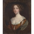 thumbnail image 2 of Sir Peter Lely 15x17 Gold Ornate Wood Frame and Double Matted Museum Art Print Titled - Aphra Behn (ca. 1670), 2 of 4