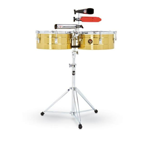 Latin Percussion LP256B 13 14 Brass Timbales