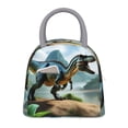 thumbnail image 1 of Fotbe Lake Forest Dinosaur A Bolsa de Almuerzo con Estampado, Lonchera Aislada, Contenedor de Comida Reutilizable Tipo Cooler a Prueba de Fugas, 1 of 6