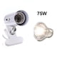 thumbnail image 1 of Kit de lámpara para reptiles con soporte de luz de cerámica con Clip, conjunto de lámpara de calefacción UV para tomar el sol de tortuga, iluminación de lagarto para tortugas Xemadio 2030200-6, 1 of 1