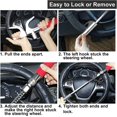 thumbnail image 5 of Steering Wheel Lock Universal Car Lock Anti-theft Device Retractable Steering Lock With 3 Keys For Auto/truck/suv/van(1pcsblack), 5 of 5