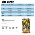 thumbnail image 5 of Lsque Retro Warm Lemon Flower Print Men's Cotton Blend Sleeveless Muscle Shirts (S-3XL)- Moisture Wicking, Odor Protection, UPF 30+,Large, 5 of 8