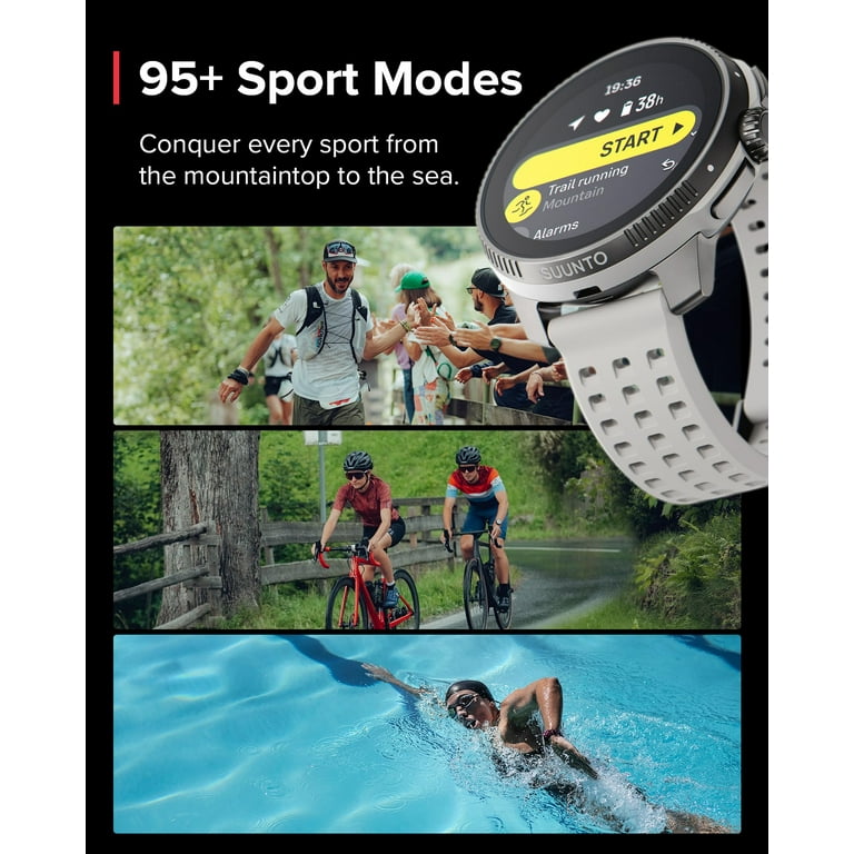 SUUNTO Race: GPS Sports Watch, Large & Bright AMOLED Color