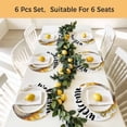 thumbnail image 5 of Welcome Round 15 Inch Placemats Set of 8, Summer Sunflowers Bohemia Floral Country HeatResistant Non Slip Place Mats for Dining Table, Wipeable Braided Kitchen Table Mats for Housewarming, 5 of 9