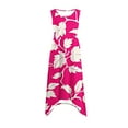 thumbnail image 7 of Taylonsss Womens Summer Dress Floral Print Sleeveless Tank Round Neck with Pockets Casual Beach Style Maxi Dress, 7 of 7
