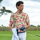 thumbnail image 3 of Balery Rose Flowers Camisa Polo de Hombre con Estampado, de Manga Corta y Tejido Medio, Camisa Tipo Golf Polo-Large, 3 of 6